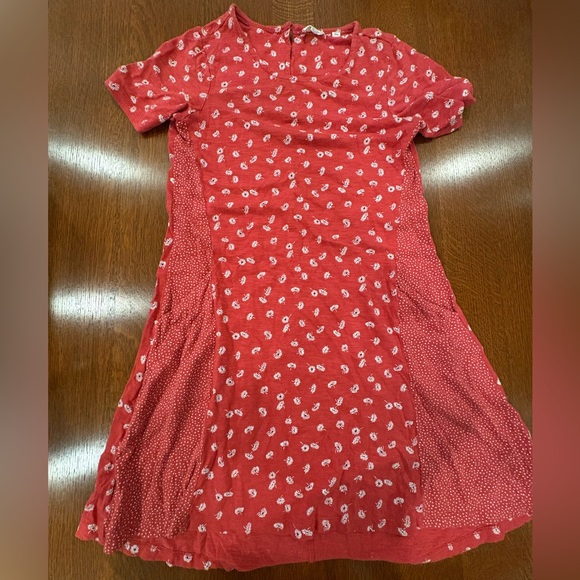 Fat Face Red Floral Dress - Picture 1 of 3